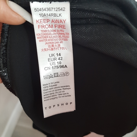 Top shop shimmer velvet mini slip dress 10 - Picture 8 of 13